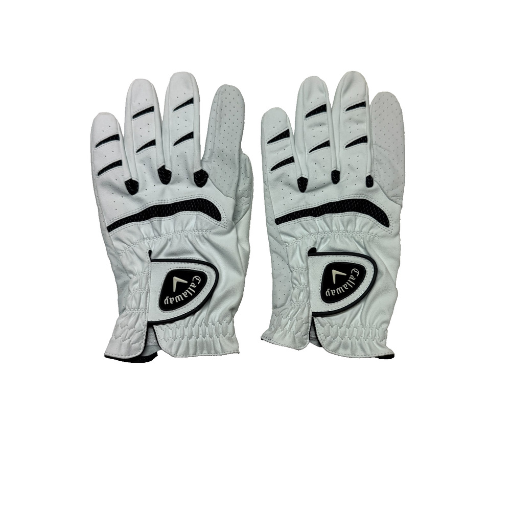 2 New Callaway Leather Left Hand Golf Gloves